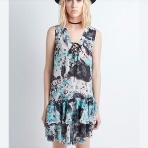 Zadig & Voltaire Rory Circus Skull Print Dress
